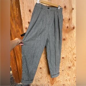 Classic Black and White Checkered women’s Pants
